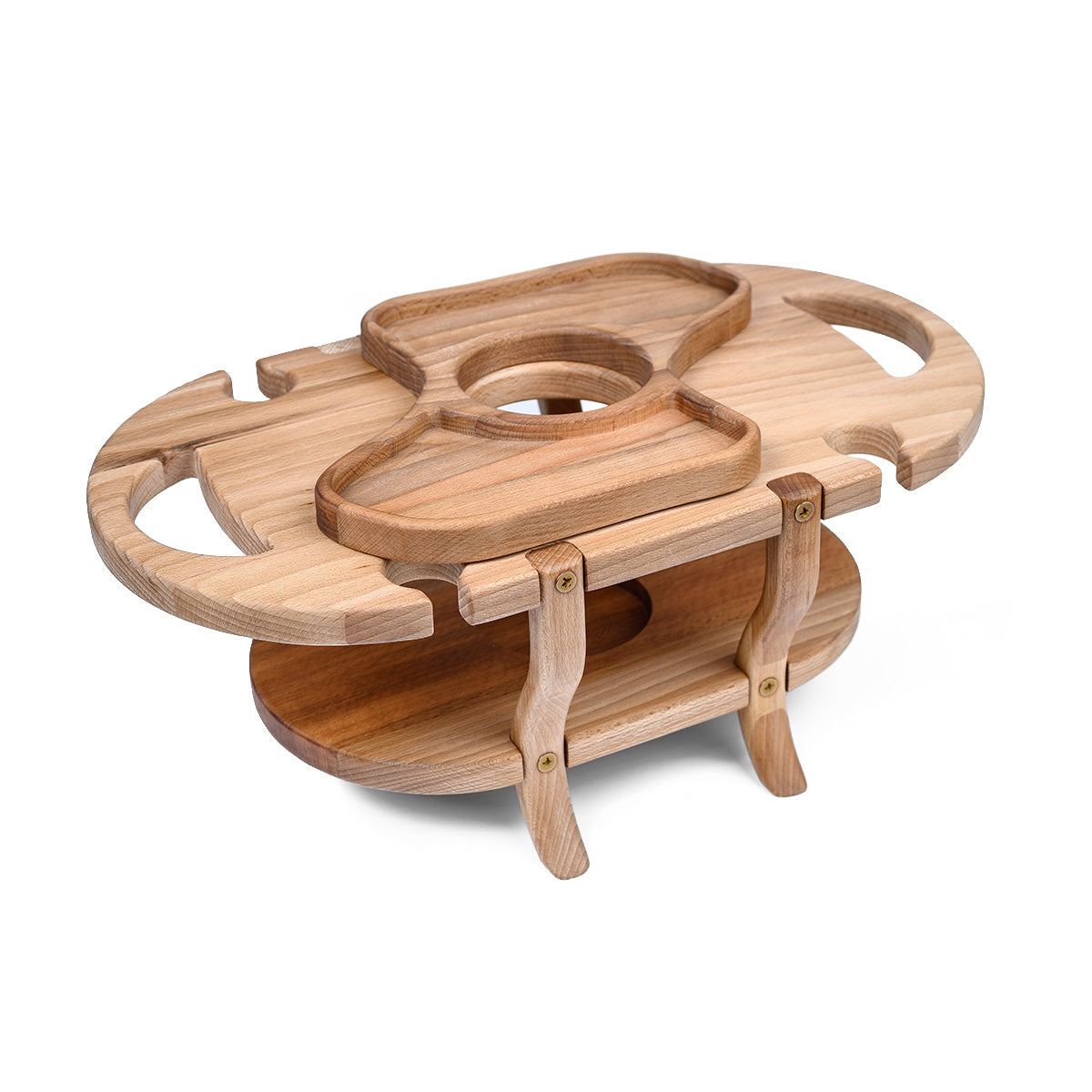 Wooden Serving Set for 4 Persons