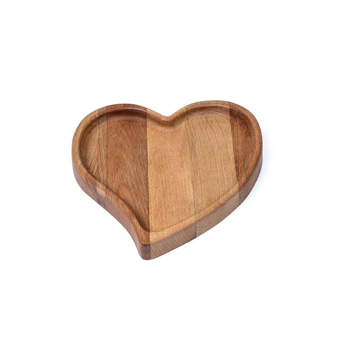 One Heart - Beech Wooden Plate