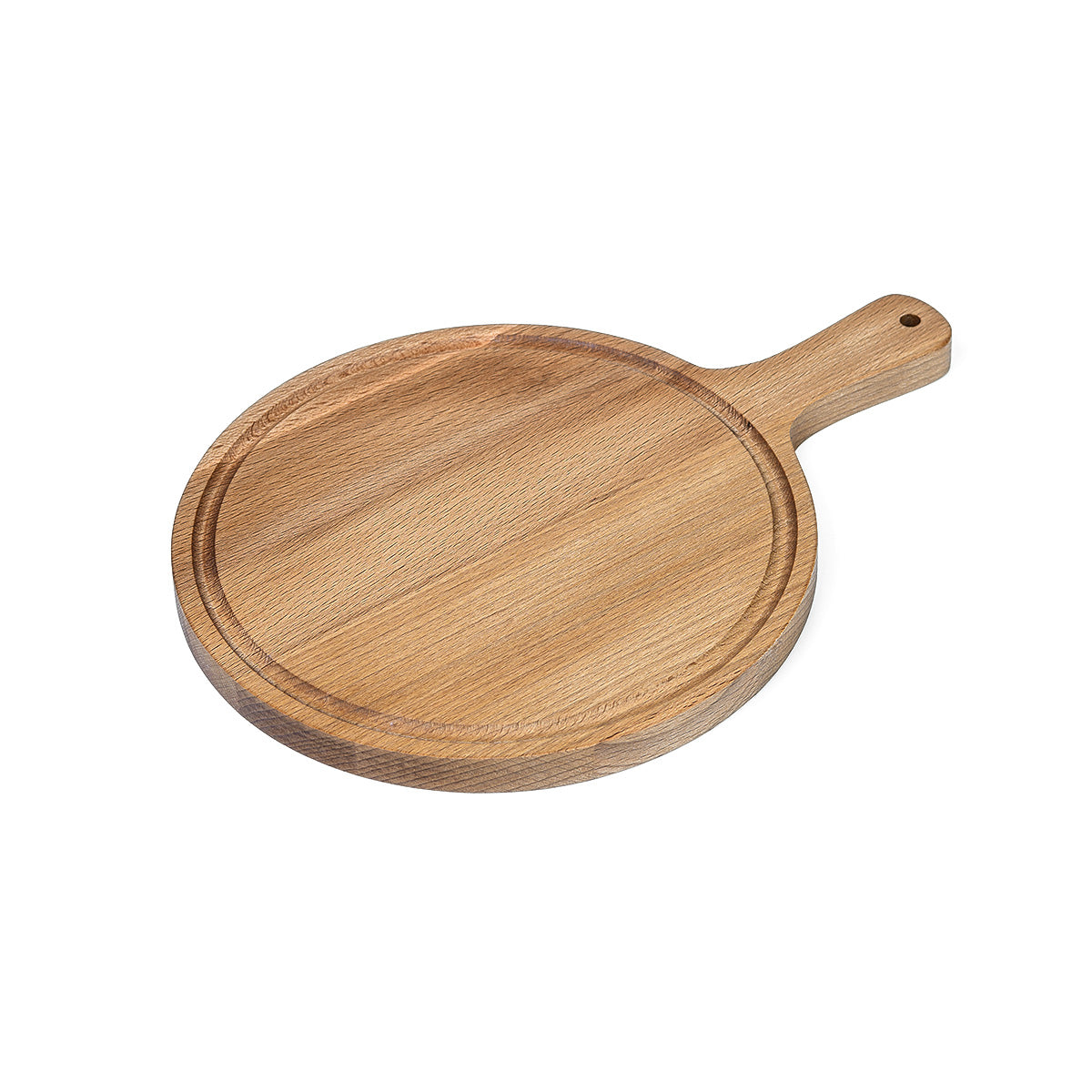 Large Round Beech Wood Serving Board