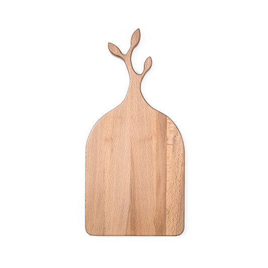 Ash Wooden Serving Board - Beautiful Leaves