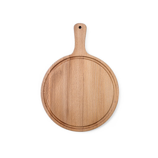 Large Round Beech Wood Serving Board